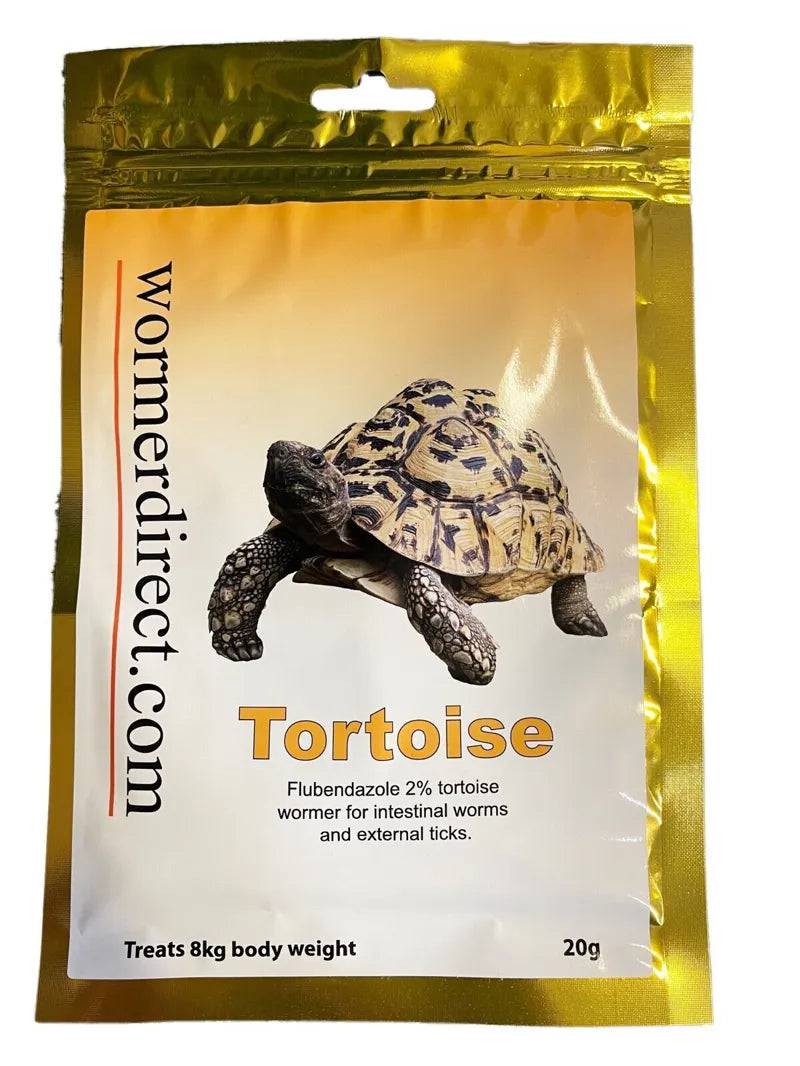 Tortoise Wormer 20g Flubendazole Parasite Treatment