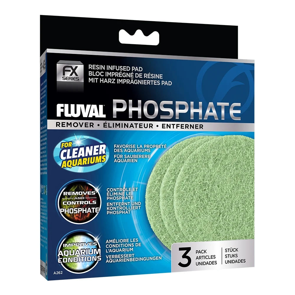 Fluval Phosphate Remover for FX2/FX4/FX5/FX6 Canister Filter, 3-Pack