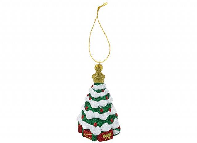 Christmas Tree Glitter Hanging Decoration