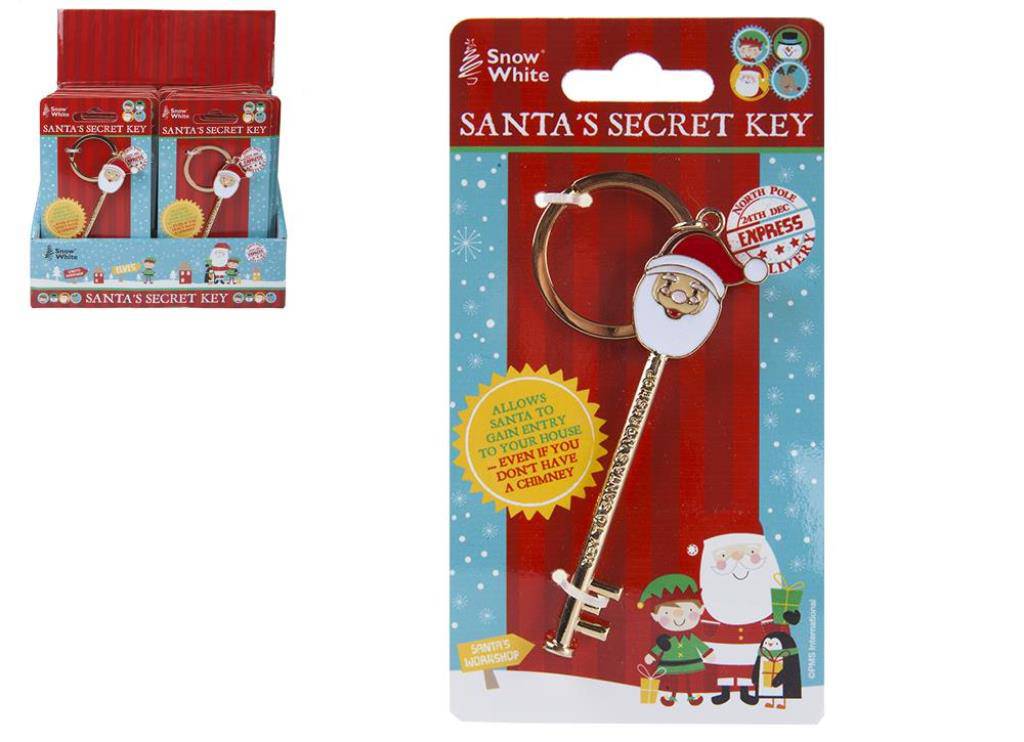 Santa’s Secret Key – Die-Cast Christmas Decoration