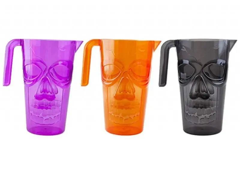 Skull Jug 3 Assorted Colours Pms International Group Plc