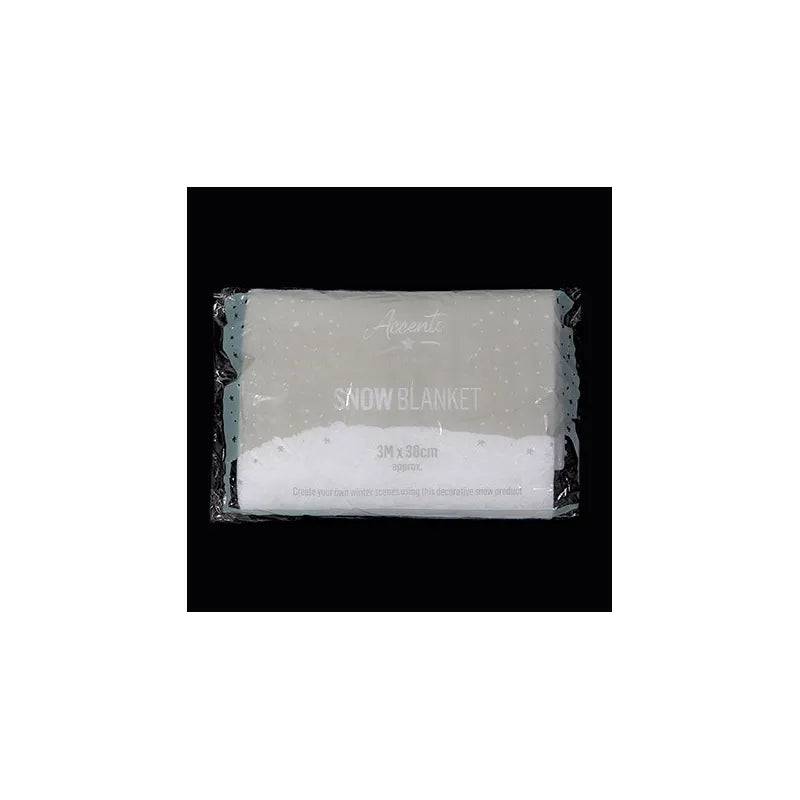 38cm x 3M Snow Cover Blanket Premier Decorations