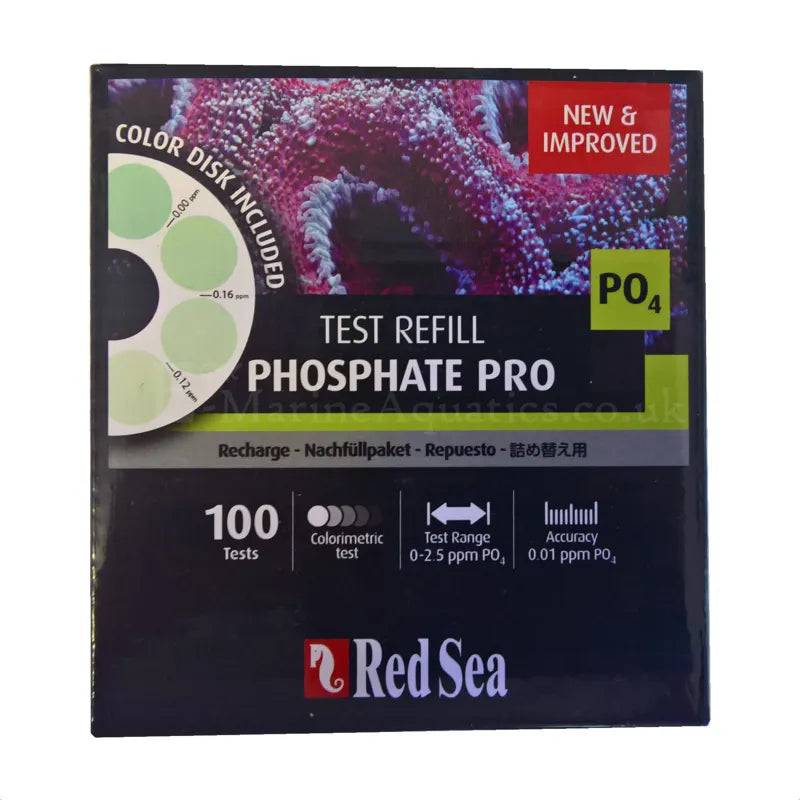Red Sea Phosphate Pro Refill 100 tests Red Sea Aquatics (Uk) Ltd