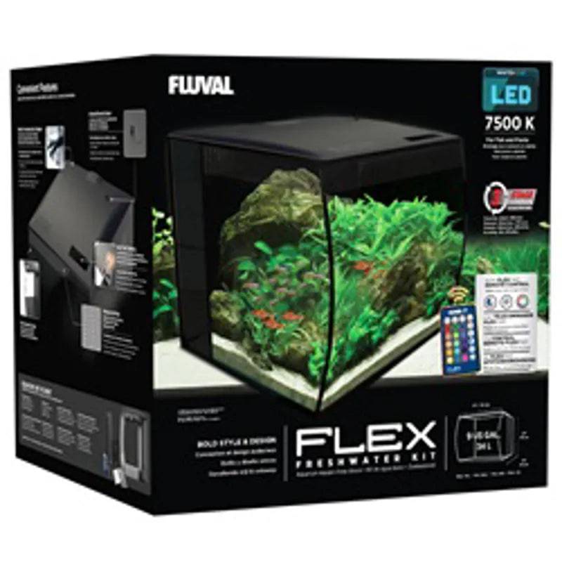 Fluval Flex 34L Aquarium Kit Black