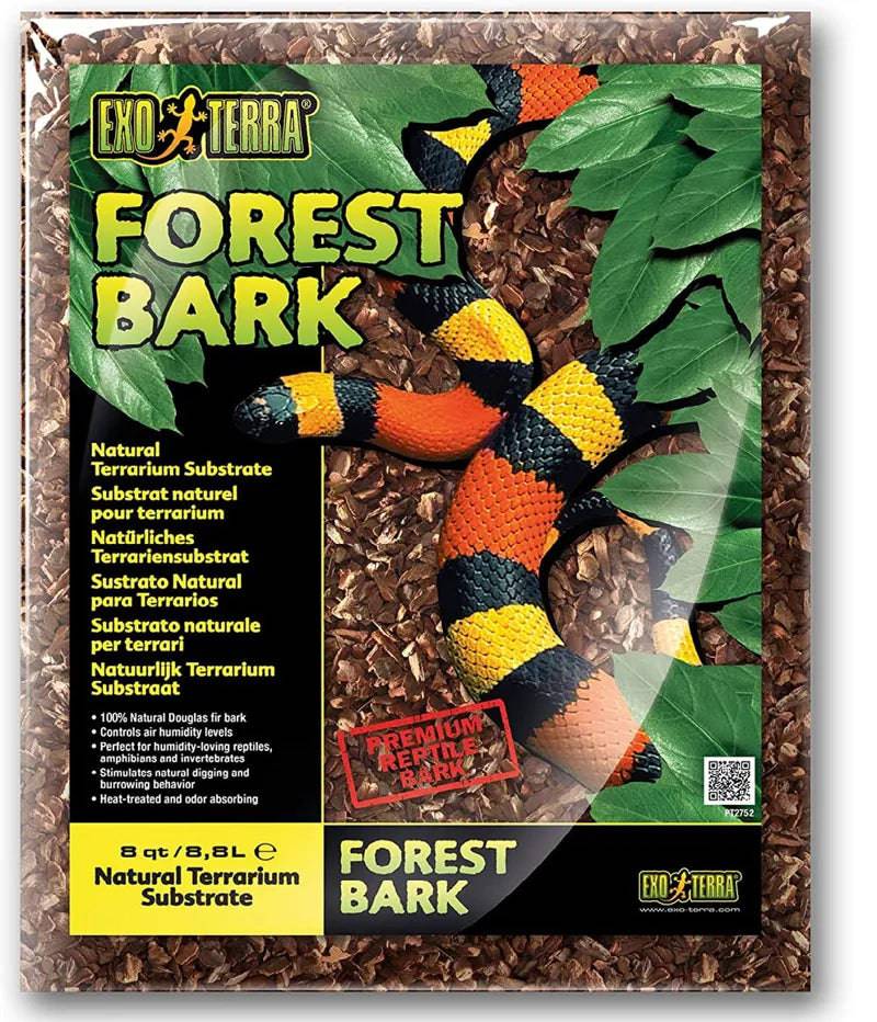 Exo Terra Forest Bark 8.8L – Natural Reptile Substrate Exo Terra