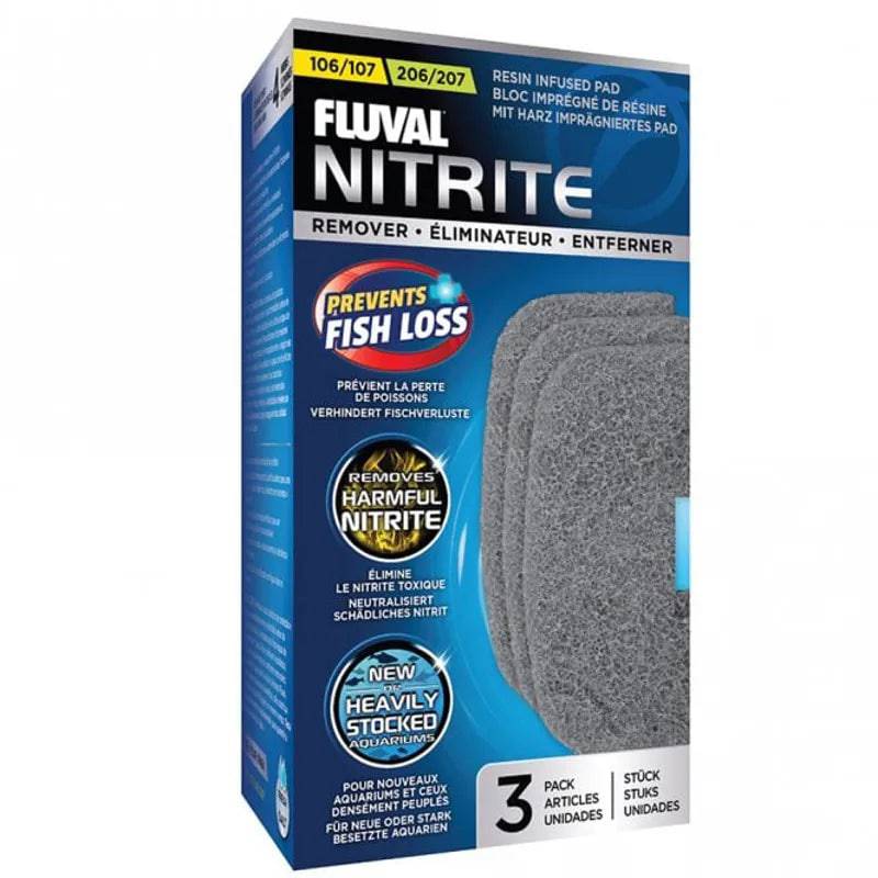 Fluval Nitrite Remover for 106/206, 107/207 Canister Filter, 3-Pack