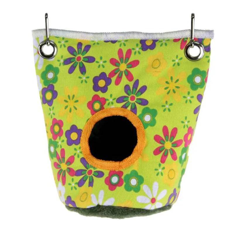 Flowered Tent Bird Hideaway by Sky Pets Sky Pets