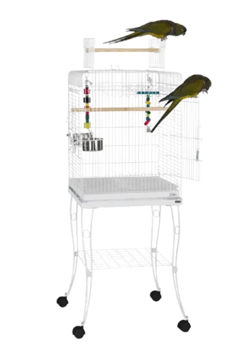 Gama Small Parrot White Cage