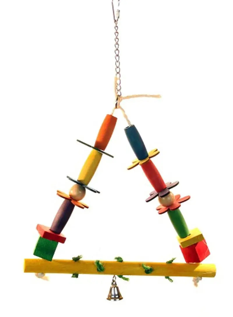 Liberta Natural Triangle Swing Bird Toy Sky Pets