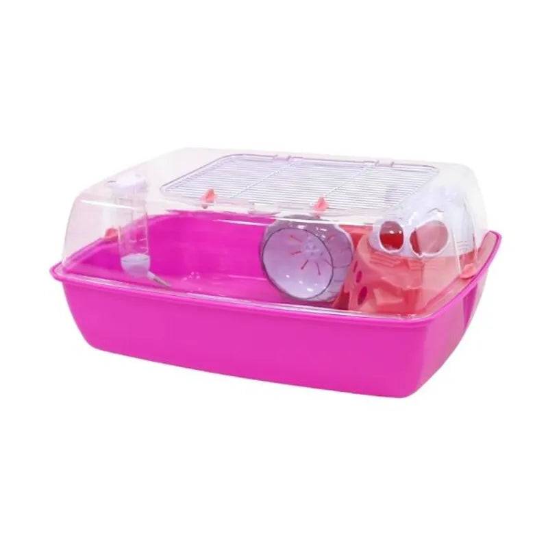 Little Zoo Hayden Pink Hamster Cage