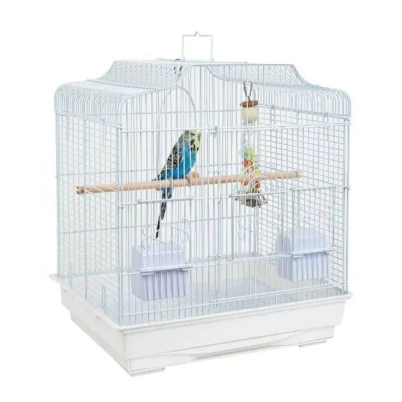 Rainforest Costa Rica White Bird Cage – Budgie, Canary & Finch Cage Sky Pets