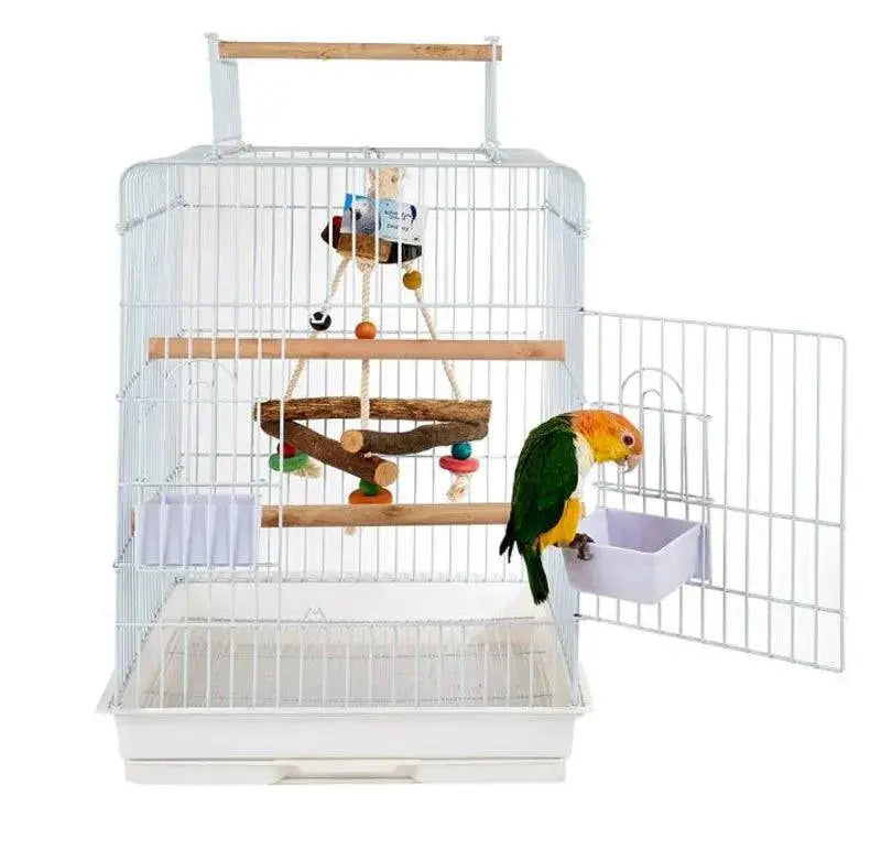 Rainforest Santa Monica White Bird Cage Sky Pets