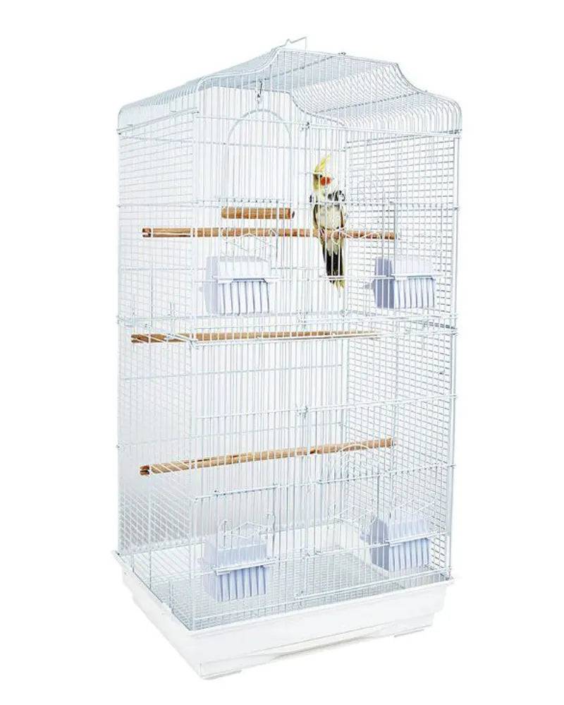 Rainforest St Lucia White Bird Cage