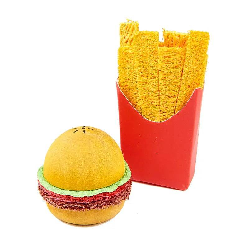 Sky Pets Burger & Fries Toy – Fun for Small Rodents Sky Pets