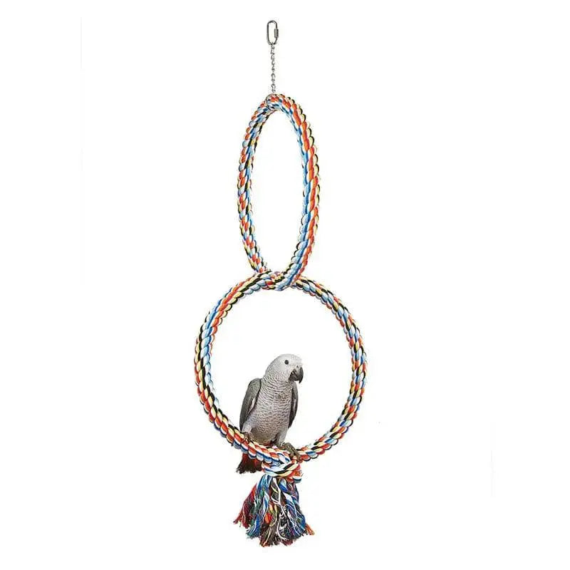 Sky Pets Coloured Double Ring Bird Toy Sky Pets