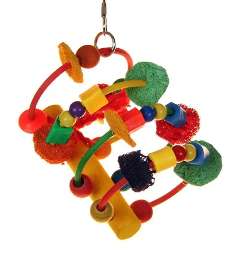 Sky Pets Liberta Colour Beads and Rings Bird Toy Sky Pets