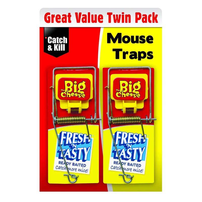 Fresh Baited Mouse Trap - Twin Pack Stv Live Pest Free