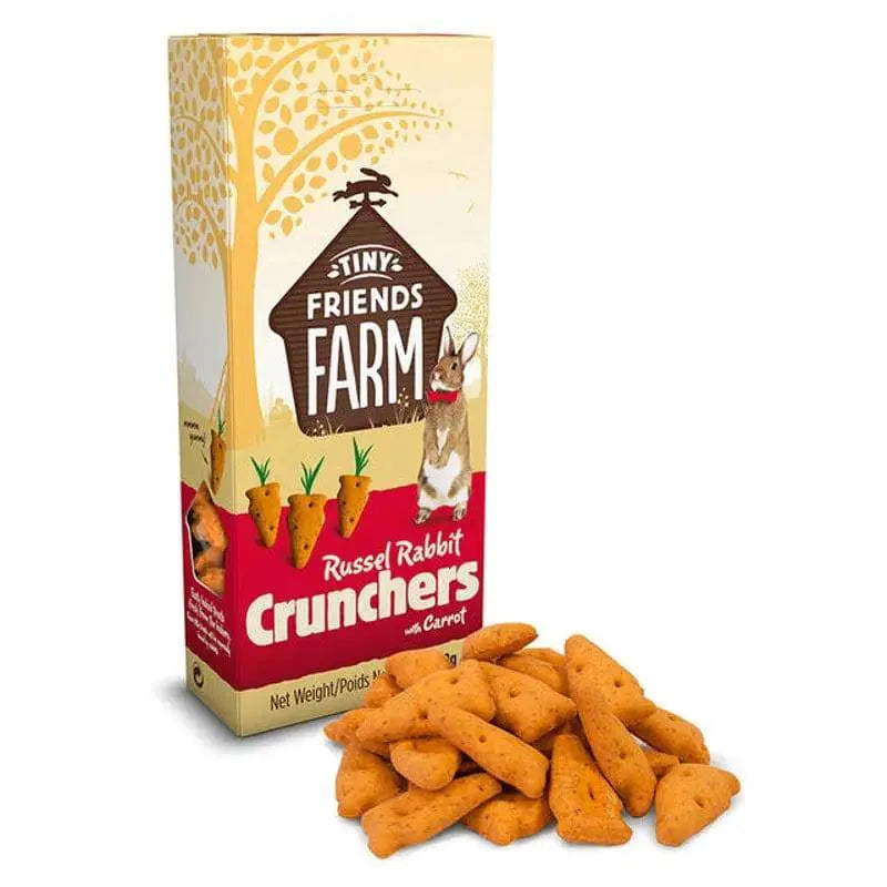 Tiny Friends Farm Russel Rabbit Carrot Cruncher Treats 80g Supreme Petfoods Ltd