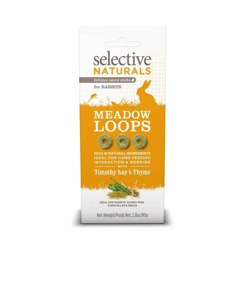 Selective Naturals Meadow Loops for Rabbits with Timothy Hay Supreme Petfoods Ltd