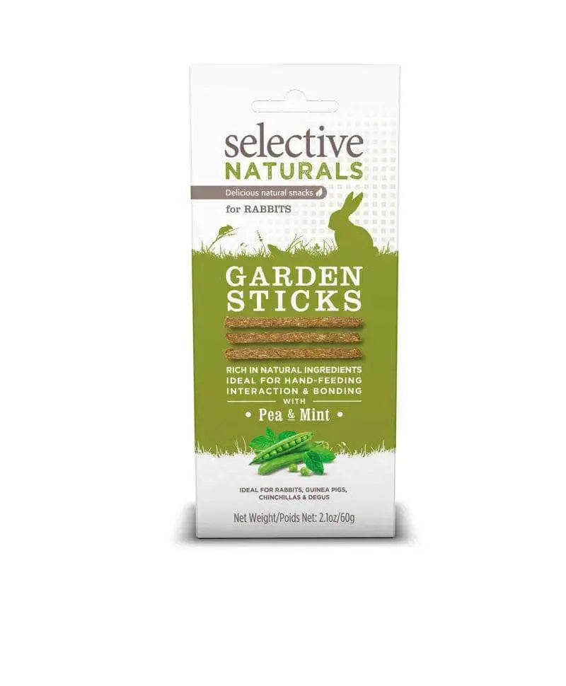 Selective Naturals Garden Sticks for Rabbits with Pea & Mint Supreme Petfoods Ltd