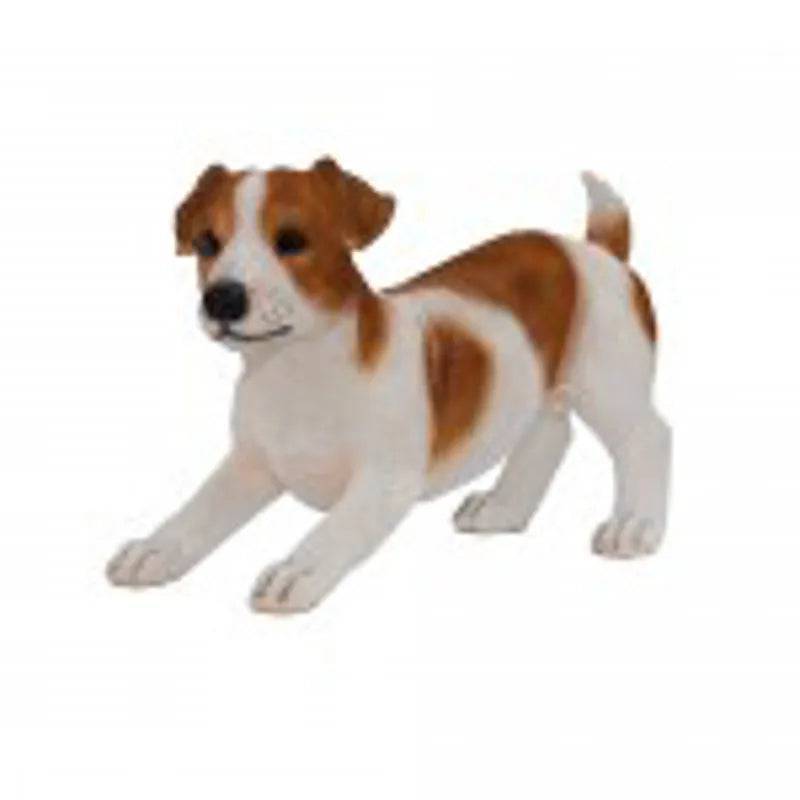Jack Russell Dog Real Life Small Resin Ornament by Vivid Arts