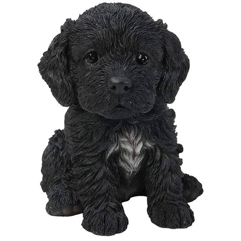Pet Pals Black Cockapoo Puppy Ornament by Vivid Arts