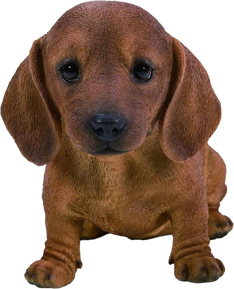 Pet Pals Brown Dachshund Puppy Ornament by Vivid Arts Vivid Arts