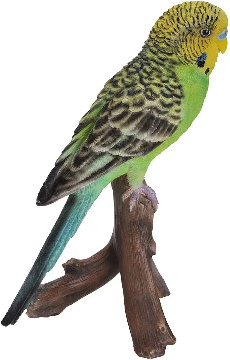 Budgerigar Green Pet Pal Resin Ornament by Vivid Arts Vivid Arts