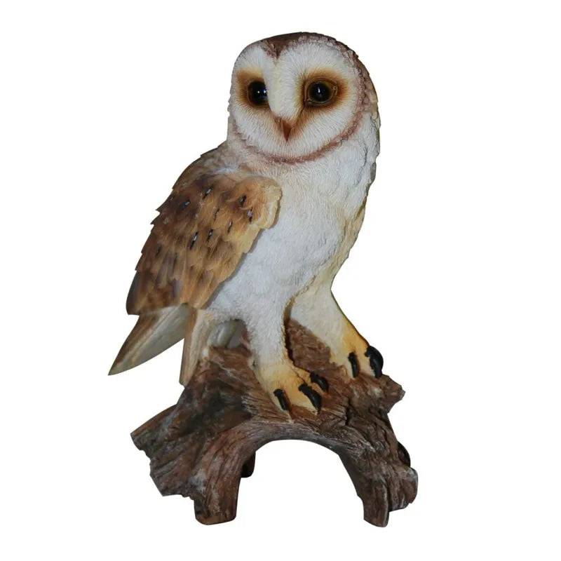 Barn Owl Real Life Resin Ornament by Vivid Arts