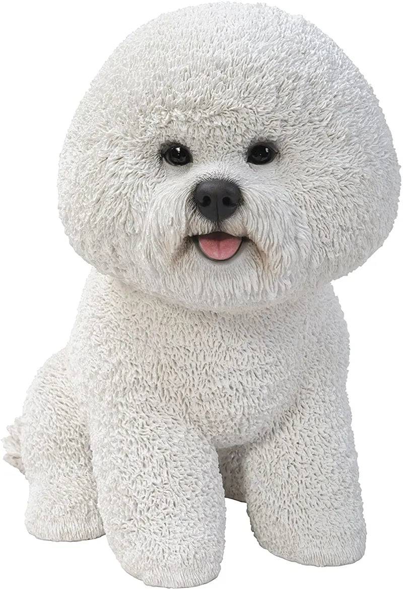 Real Life Bichon Frise Resin Ornament Size B by Vivid Arts