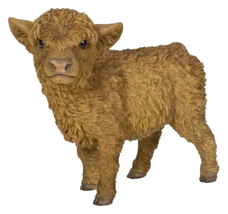 Highland Calf Real Life Resin Ornament by Vivid Arts Vivid Arts