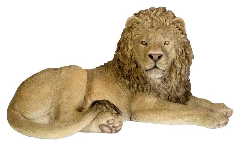 Real Life Resting Lion Ornament Size B by Vivid Arts