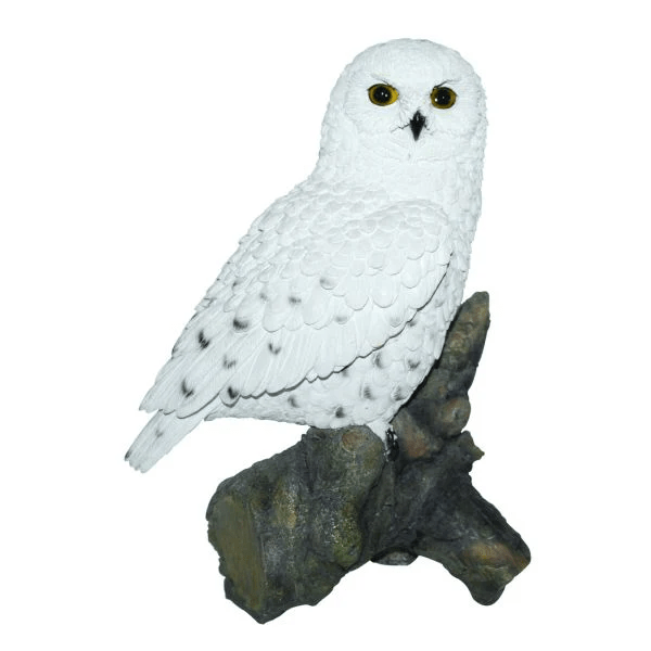 Real Life Snowy Owl resin Ornament by Vivid Arts