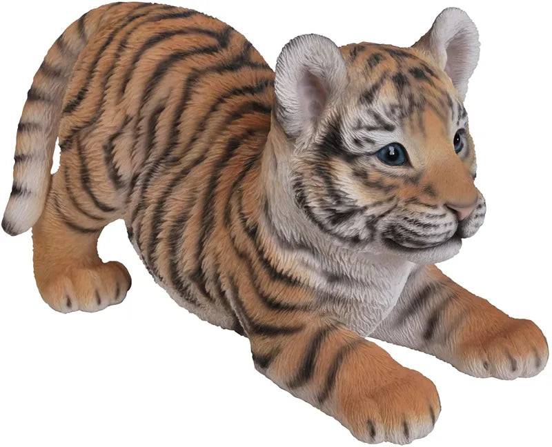 Playful Tiger Cub Real Life Resin Ornament by Vivid Arts