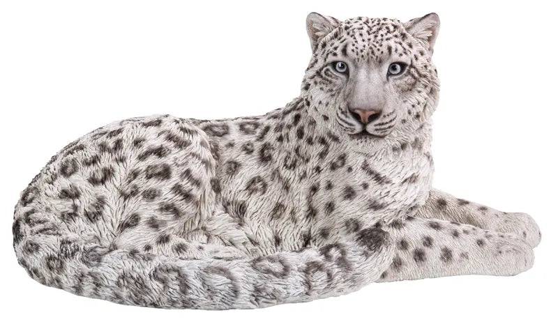 Snow Leopard Real Life Resin Ornament By Vivid Arts