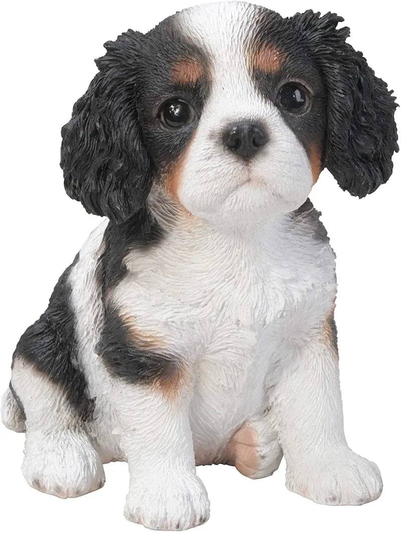 Tricolour King Charles Puppy Pet Pals Ornament by Vivid Arts