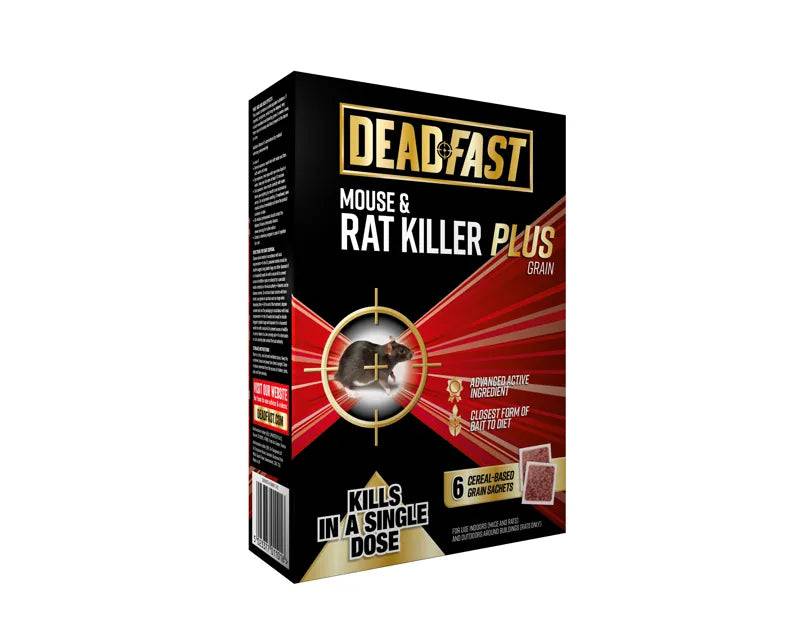 Deadfast Mouse & Rat Killer Plus 6 Grain Bait 150g Westland Horitculture