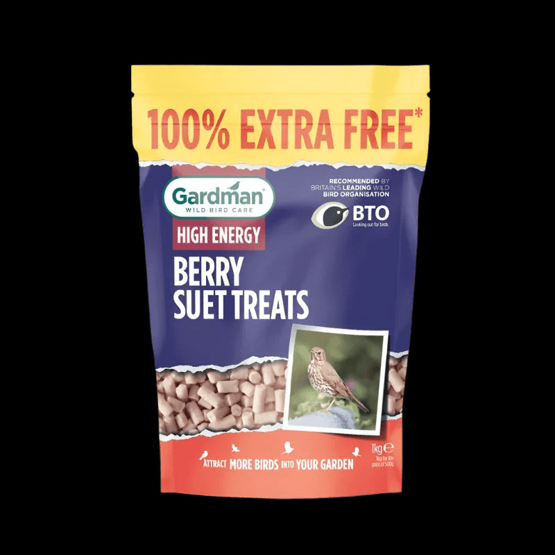 Gardman Berry Suet Treats 500g + 100 Extra Free