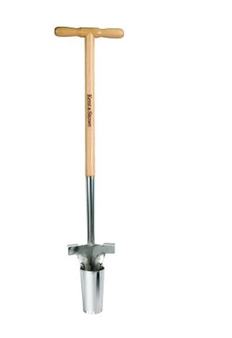 Kent & Stowe Stainless Steel Long Handled Bulb Planter Westland Horitculture