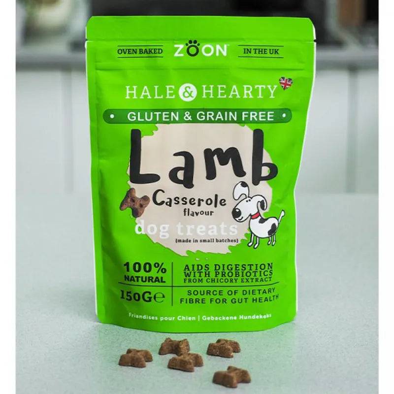 Hale & Hearty Lamb Casserole Dog Treats 150g | Grain-Free Zoon