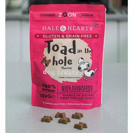 Hale and Hearty Toad In The Hole Grain Free Dog Treats 150g