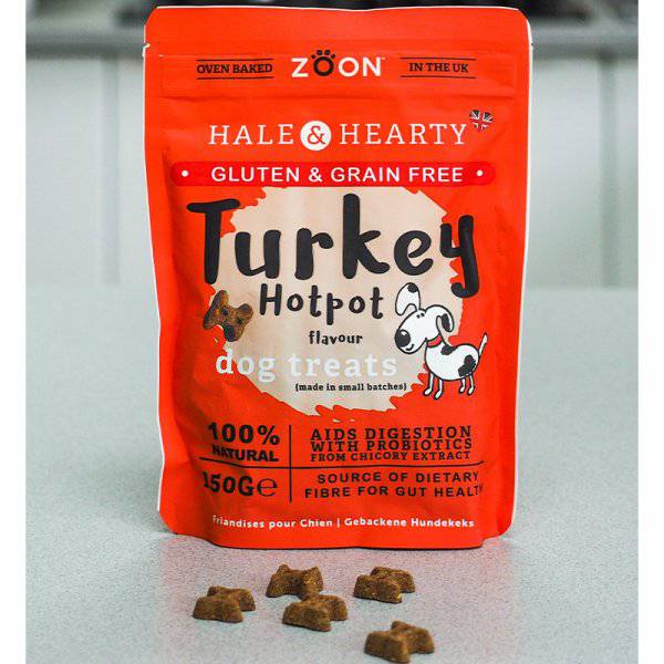 Hale and Hearty Turkey Hot Pot Grain Free Dog Treats 150g
