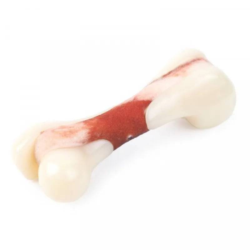 Smart Garden Zoon Beef Flavour Nylon Tuff Bone Chew Toy 10cm