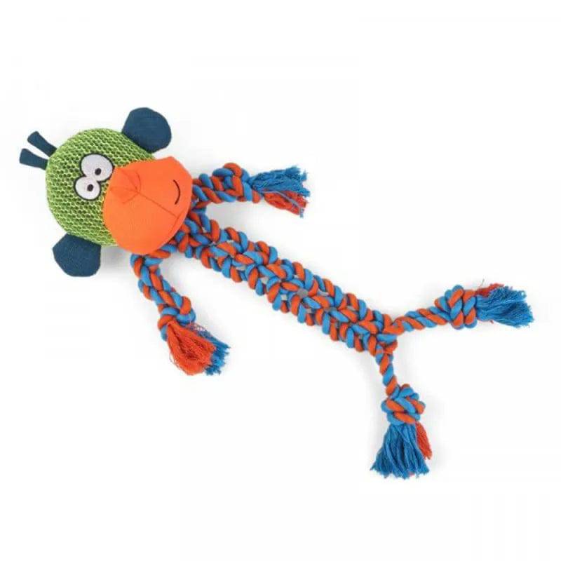 Zoon Dura-Tugga Monkey Squeaky Dog Toy Zoon