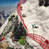My Village Mouldable Sheet Snow (60 × 50 cm) – Flexible 3D Aluminium Snow & Alpine Terrain Scenery Foil | FI08 My Village