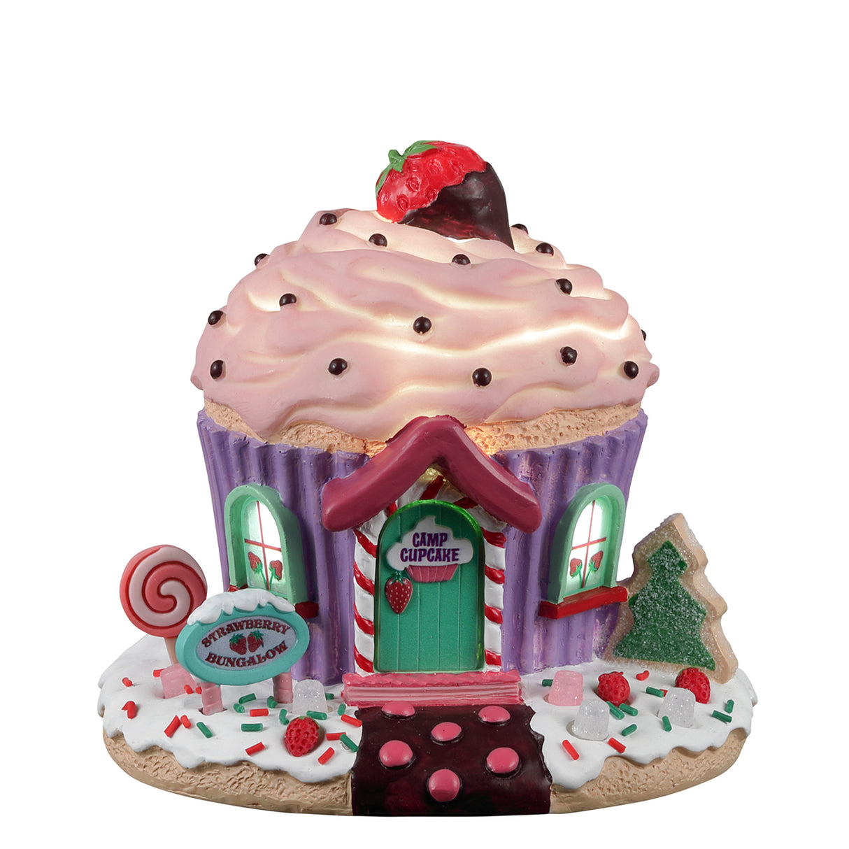 Strawberry Bungalow Sugar and Spice Village Table Accent