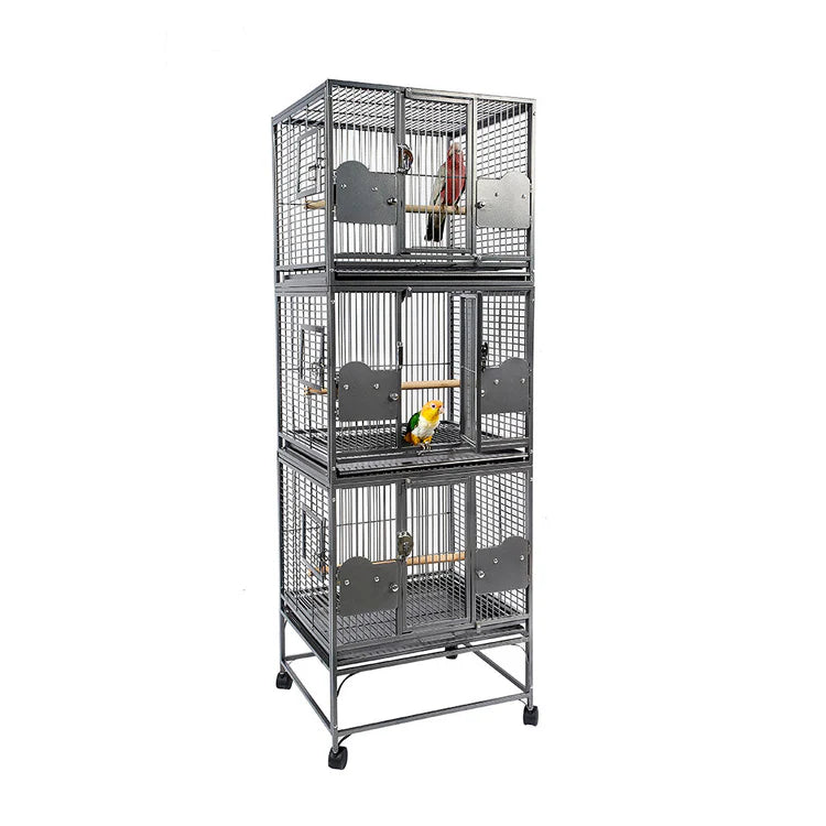 Rainforest Cages Parrot Triple Cage