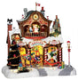 Santa's Workshop Lemax Christmas Village Illuminated Building Lemax