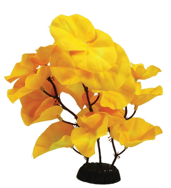 Hugo Kamishi Lily Yellow Silk Aquarium Plant Décor 20cm ALF Ltd