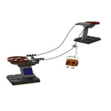Jagerndorfer Basic Blue/Red 1-Seater Ski Lift Set – 1:32 Scale Motorized Cable System